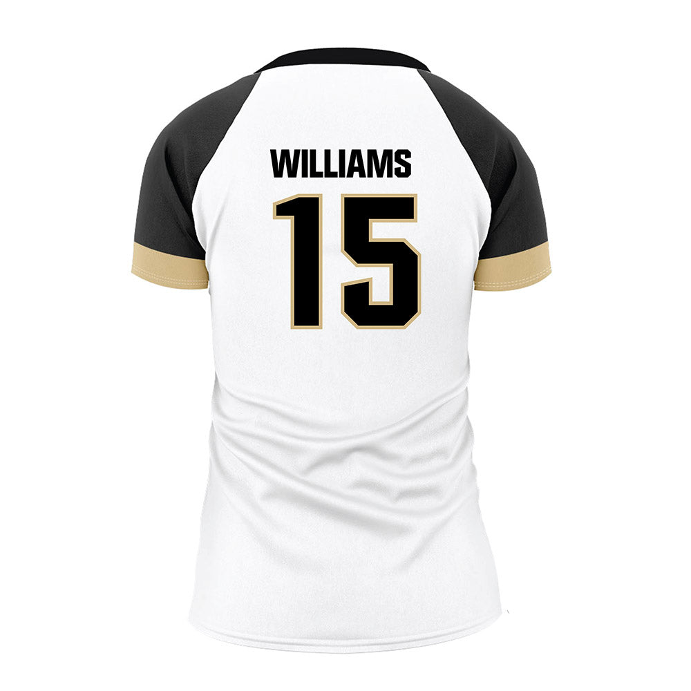Purdue - NCAA Women's Volleyball : Rachel Williams - White Volleyball Jersey-1