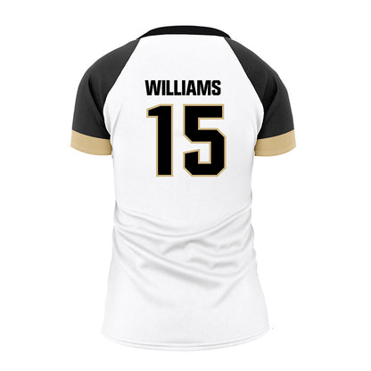 Purdue - NCAA Women's Volleyball : Rachel Williams - White Volleyball Jersey-1