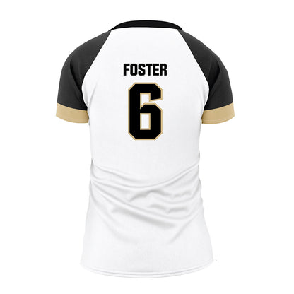Purdue - NCAA Women's Volleyball : Sienna Foster - White Volleyball Jersey-1