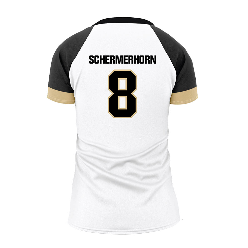 Purdue - NCAA Women's Volleyball : Maddie Schermerhorn - White Volleyball Jersey-1