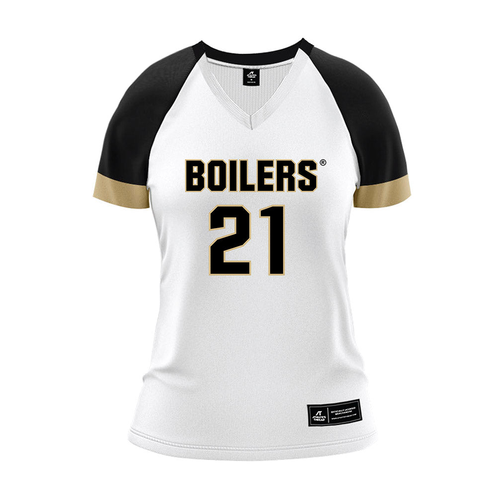 Purdue - NCAA Women's Volleyball : Julia Kane - White Volleyball Jersey-0
