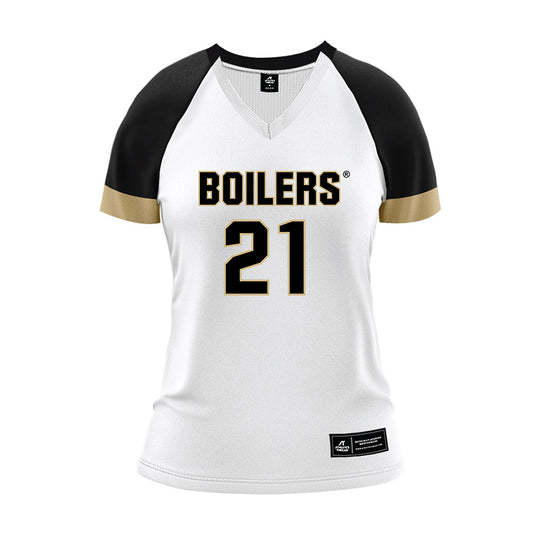Purdue - NCAA Women's Volleyball : Julia Kane - White Volleyball Jersey-0