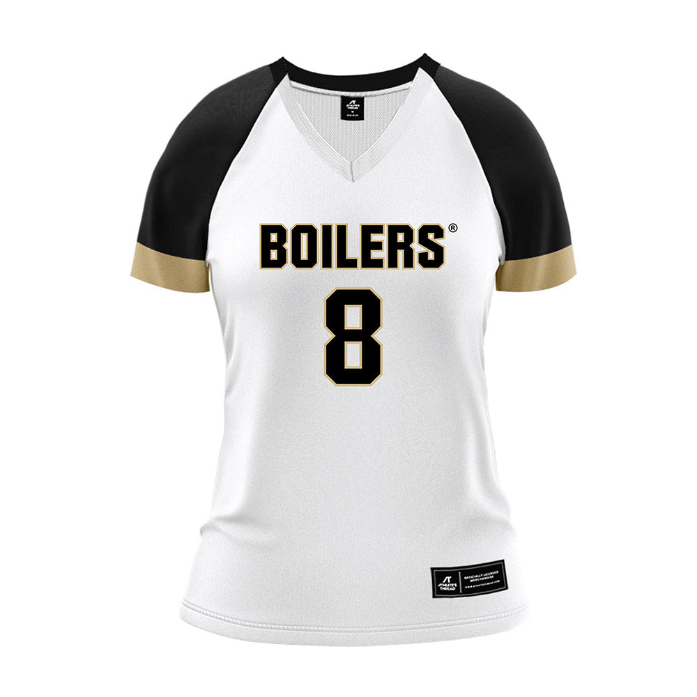 Purdue - NCAA Women's Volleyball : Maddie Schermerhorn - White Volleyball Jersey-0
