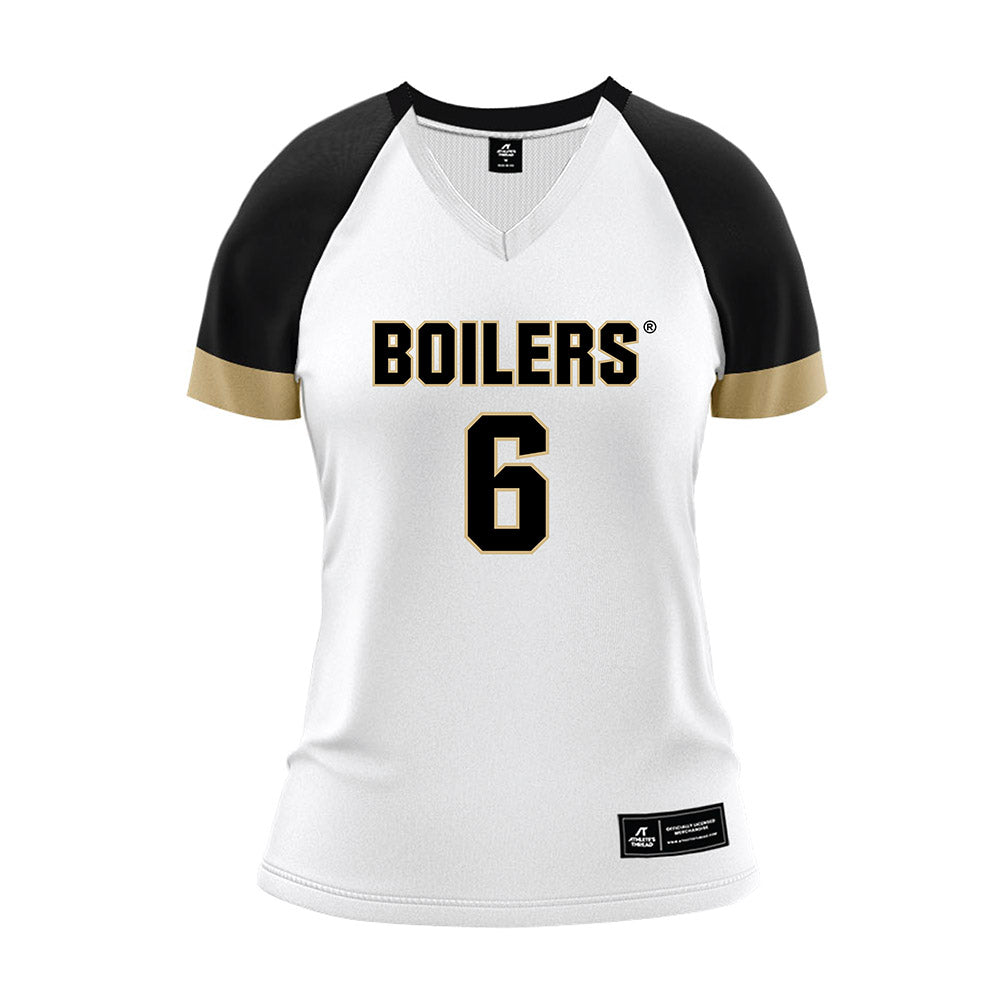 Purdue - NCAA Women's Volleyball : Sienna Foster - White Volleyball Jersey-0