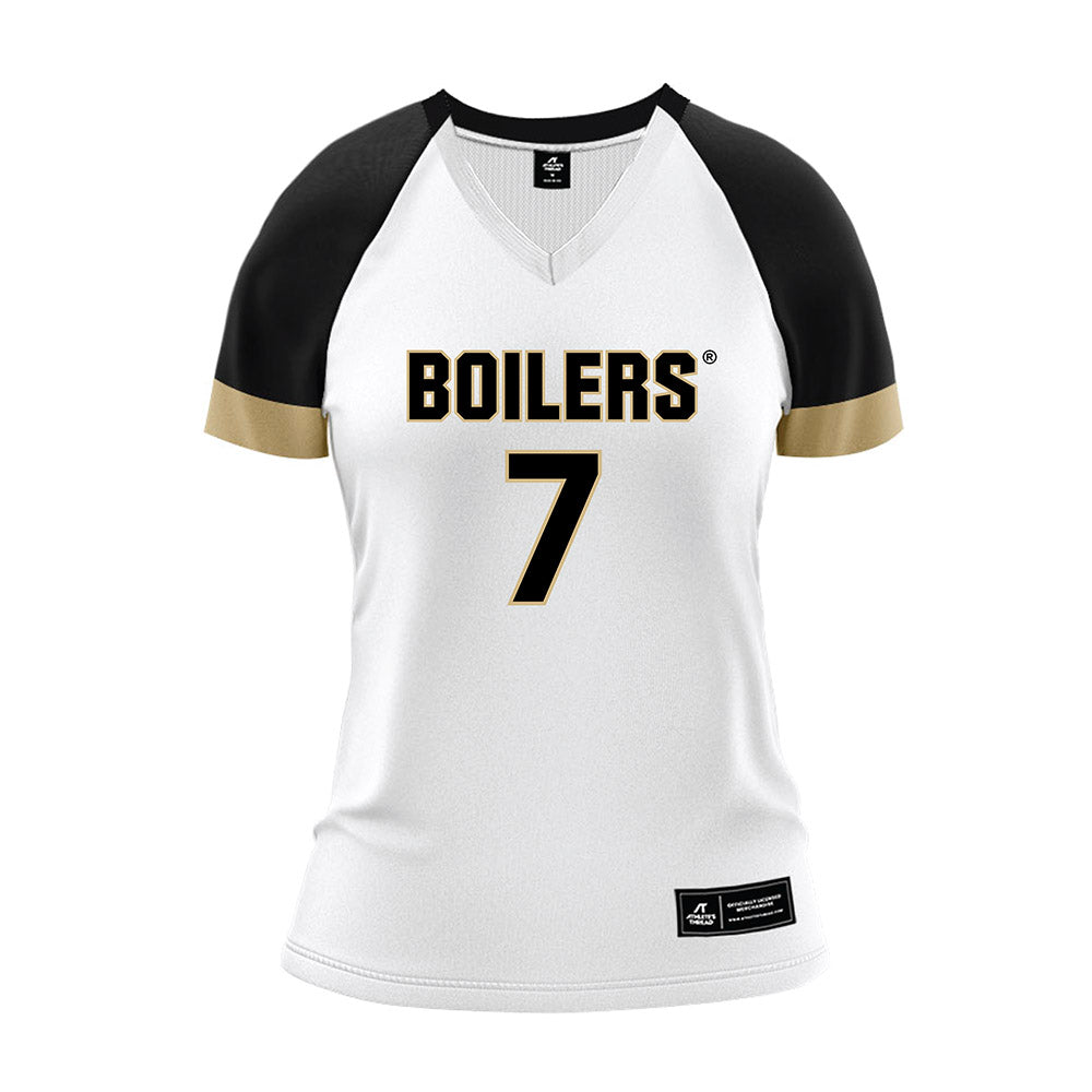 Purdue - NCAA Women's Volleyball : Bianka Lulic - White Volleyball Jersey-0
