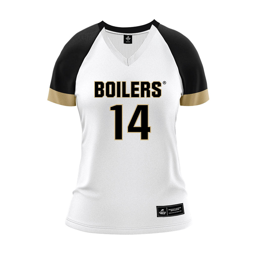 Purdue - NCAA Women's Volleyball : Grace Heaney - White Volleyball Jersey-0