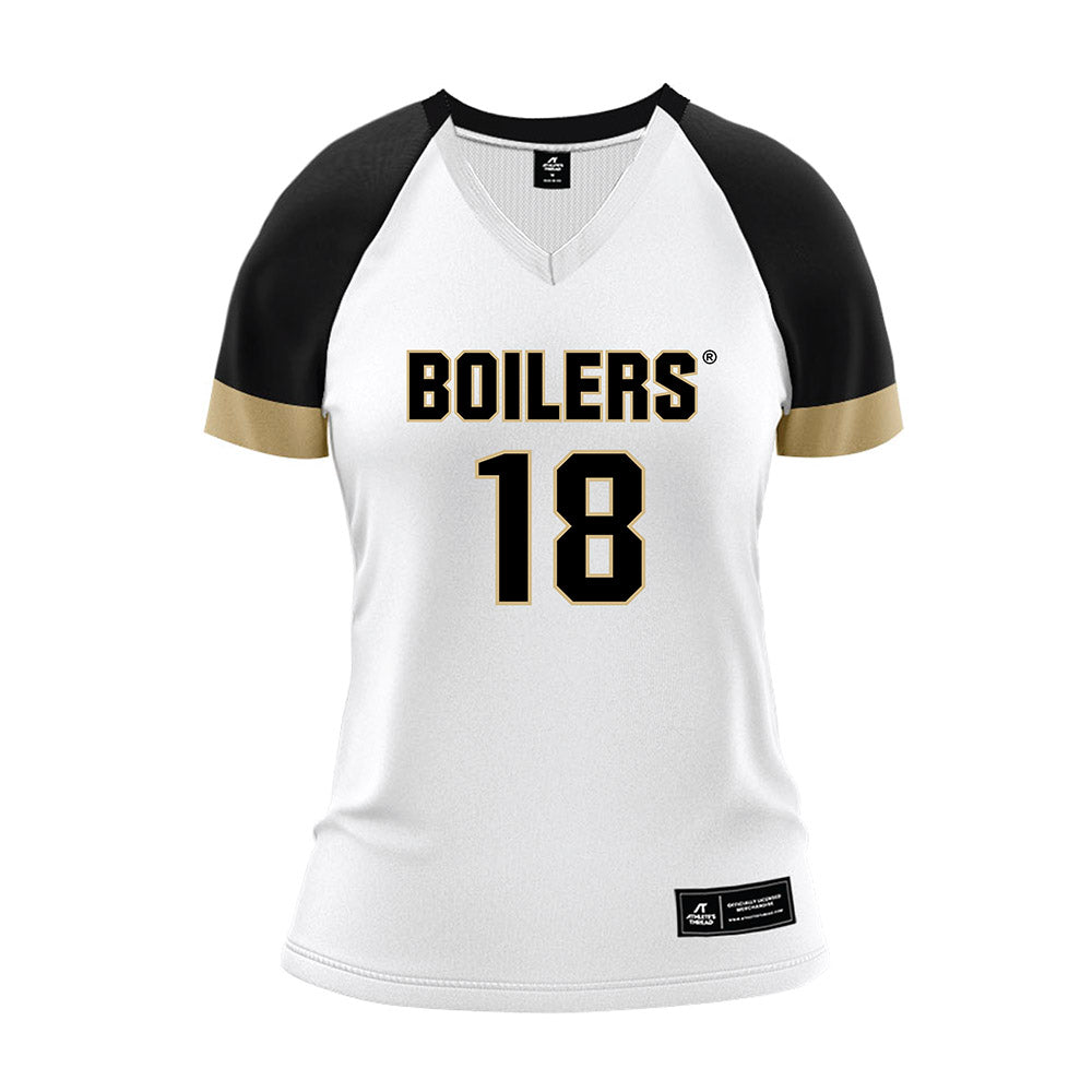 Purdue - NCAA Women's Volleyball : Addy Tindall - White Volleyball Jersey-0