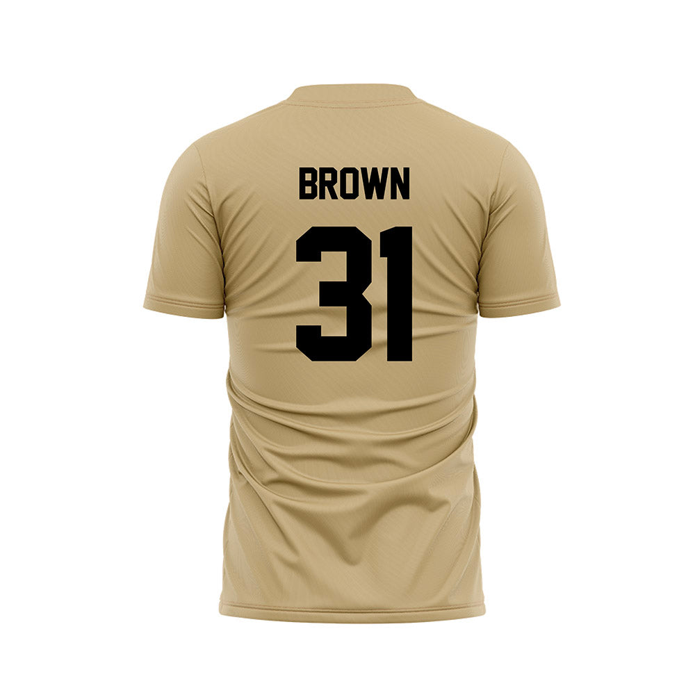 Purdue - NCAA Women's Soccer : Cassidy Brown - Gold Soccer Jersey-1