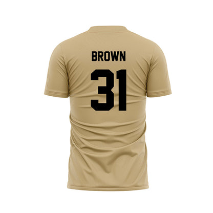 Purdue - NCAA Women's Soccer : Cassidy Brown - Gold Soccer Jersey-1