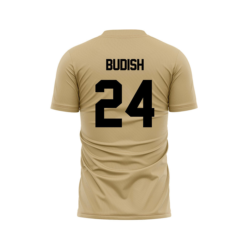 Purdue - NCAA Women's Soccer : Kayla Budish - Gold Soccer Jersey-1