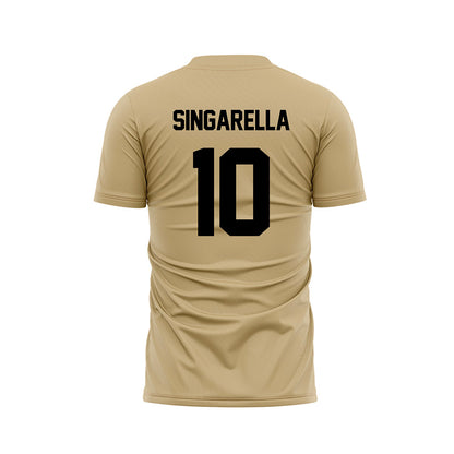 Purdue - NCAA Women's Soccer : Chiara Singarella - Gold Soccer Jersey-1