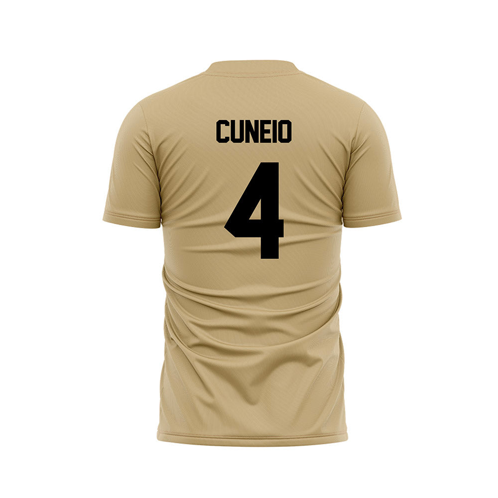 Purdue - NCAA Women's Soccer : Zoe Cuneio - Gold Soccer Jersey-1