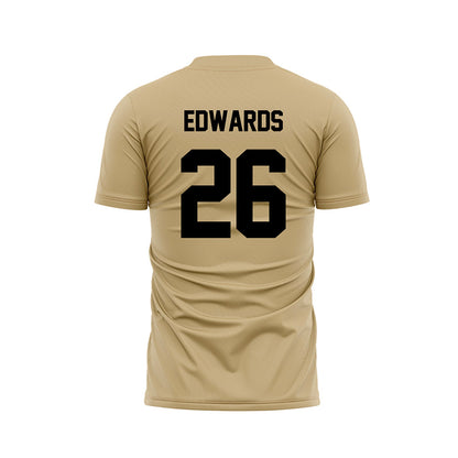 Purdue - NCAA Women's Soccer : Emily Edwards - Gold Soccer Jersey-1