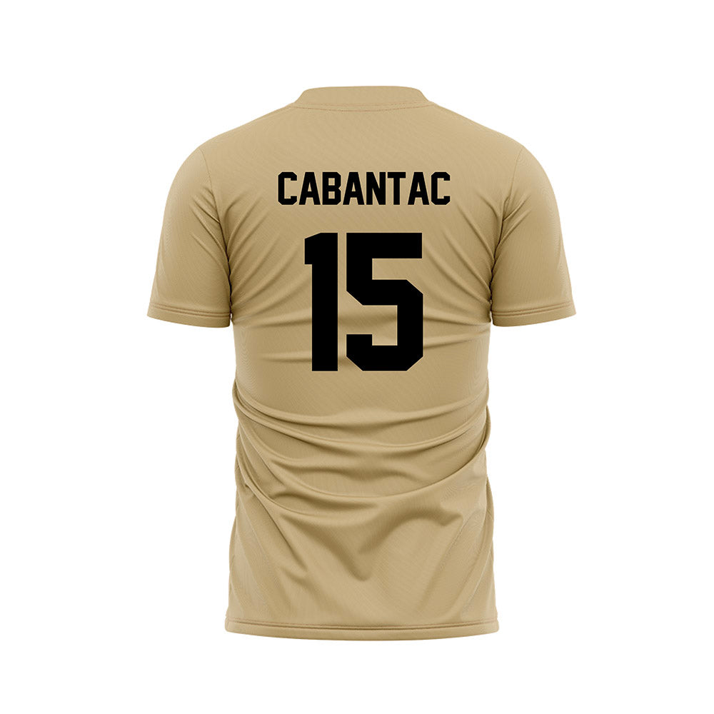 Purdue - NCAA Women's Soccer : Anisten Cabantac - Gold Soccer Jersey-1
