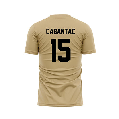 Purdue - NCAA Women's Soccer : Anisten Cabantac - Gold Soccer Jersey-1