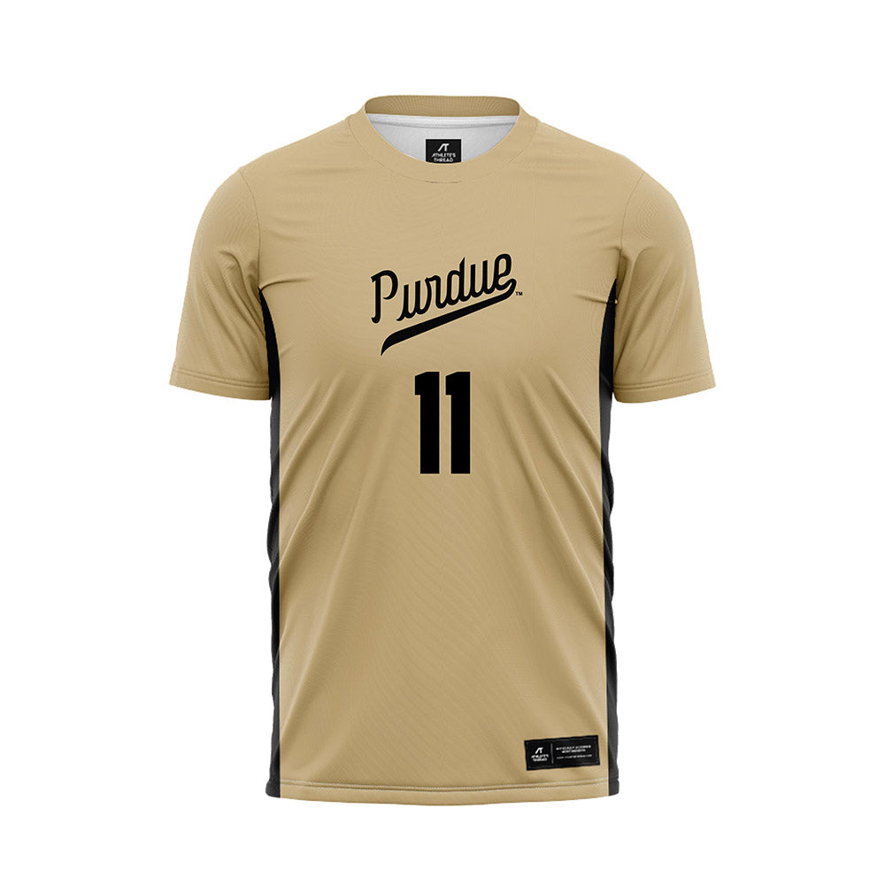 Purdue - NCAA Women's Soccer : Brooke Haarala - Gold Soccer Jersey-0