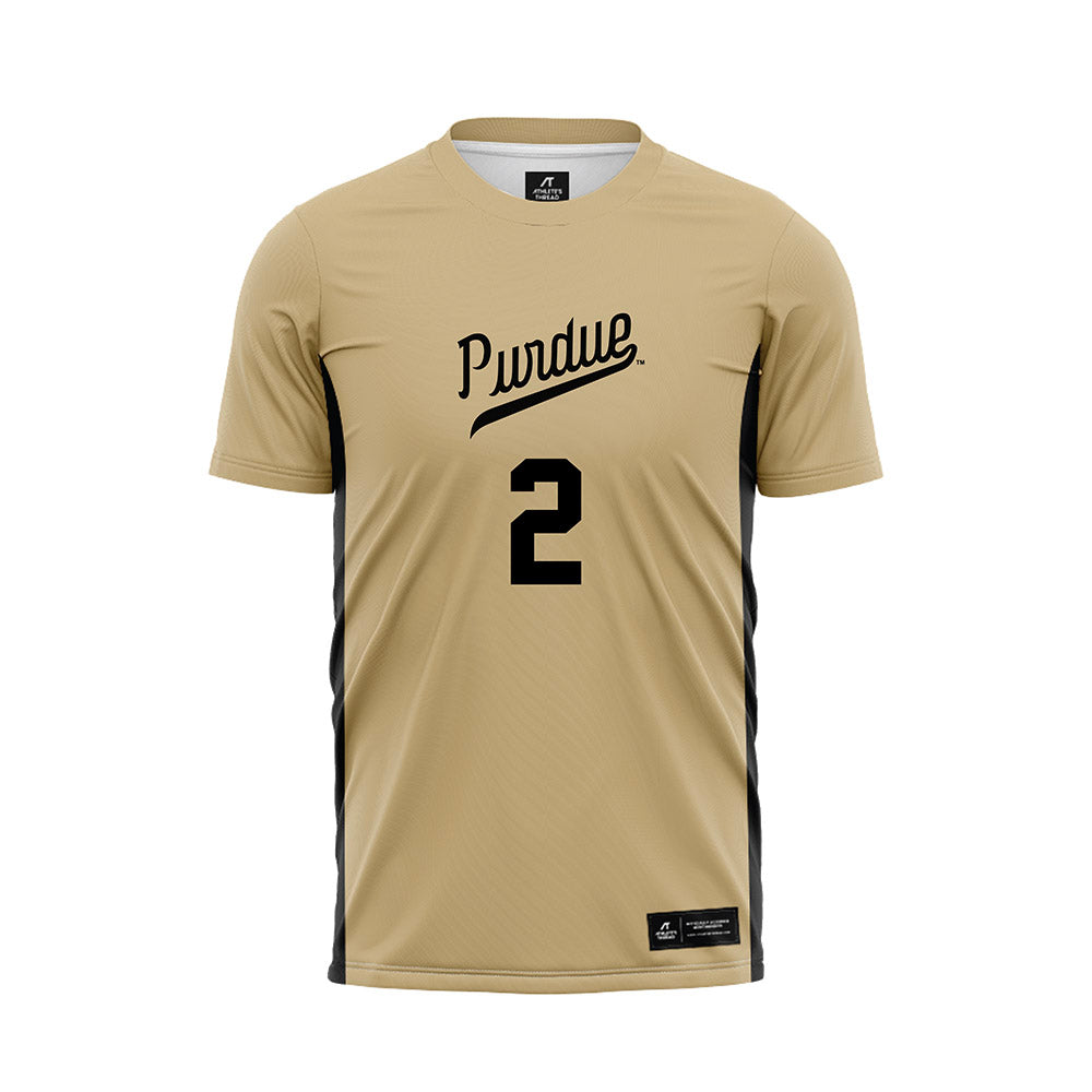 Purdue - NCAA Women's Soccer : Julia Joseph - Gold Soccer Jersey-0