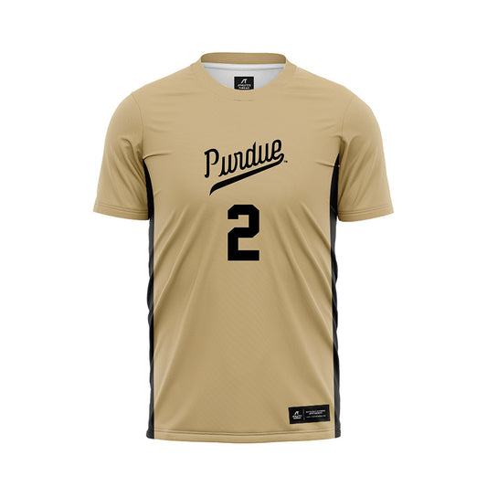 Purdue - NCAA Women's Soccer : Julia Joseph - Gold Soccer Jersey-0