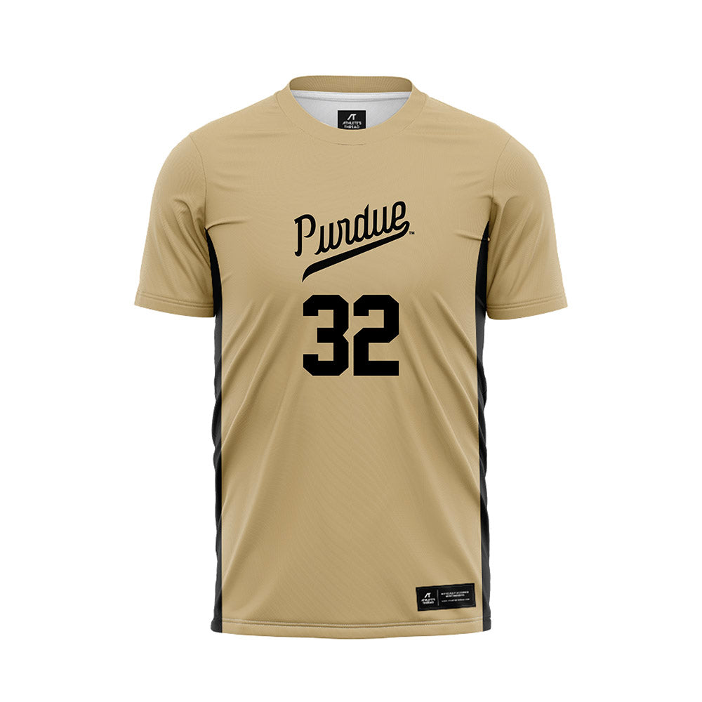 Purdue - NCAA Women's Soccer : Sydney Hunt - Gold Soccer Jersey-0