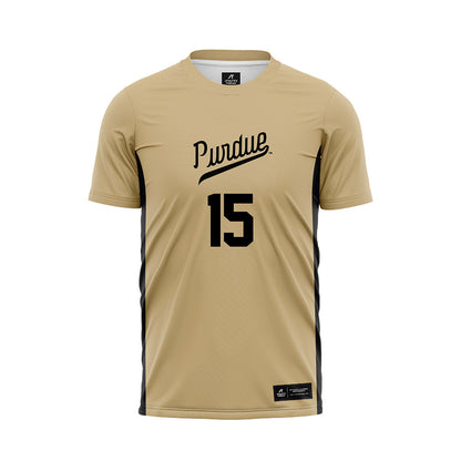 Purdue - NCAA Women's Soccer : Anisten Cabantac - Gold Soccer Jersey-0