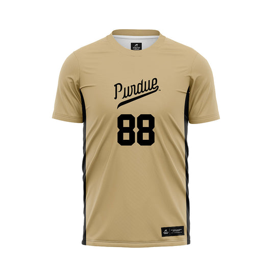Purdue - NCAA Women's Soccer : Dina Frenkel - Gold Soccer Jersey-0