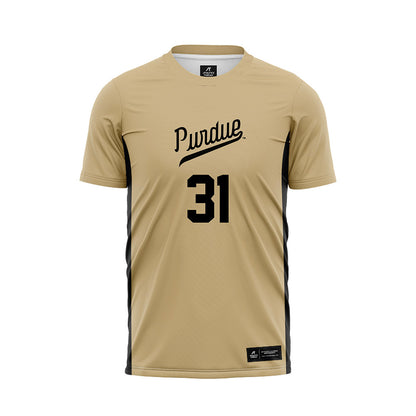 Purdue - NCAA Women's Soccer : Allyssa Turner - Gold Soccer Jersey-0