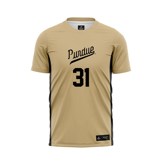 Purdue - NCAA Women's Soccer : Allyssa Turner - Gold Soccer Jersey-0