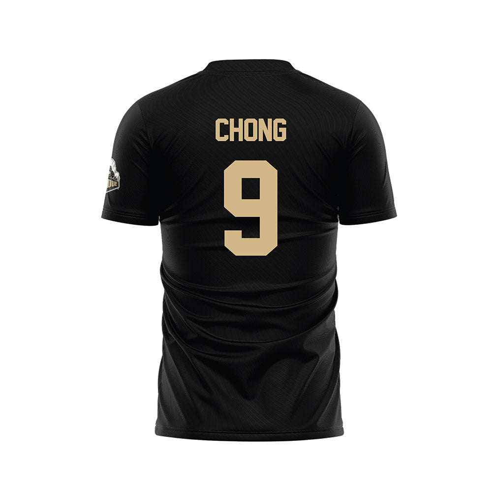 Purdue - NCAA Women's Soccer : Katrina Chong - Black Soccer Jersey-1