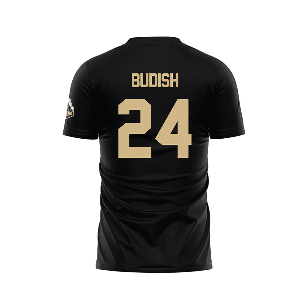 Purdue - NCAA Women's Soccer : Kayla Budish - Black Soccer Jersey-1