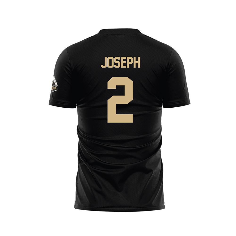Purdue - NCAA Women's Soccer : Julia Joseph - Black Soccer Jersey-1