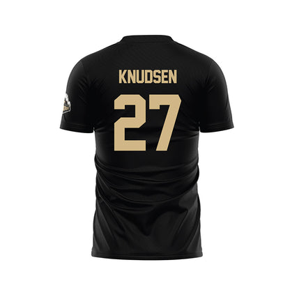 Purdue - NCAA Women's Soccer : Riley Knudsen - Black Soccer Jersey-1