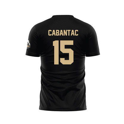 Purdue - NCAA Women's Soccer : Anisten Cabantac - Black Soccer Jersey-1