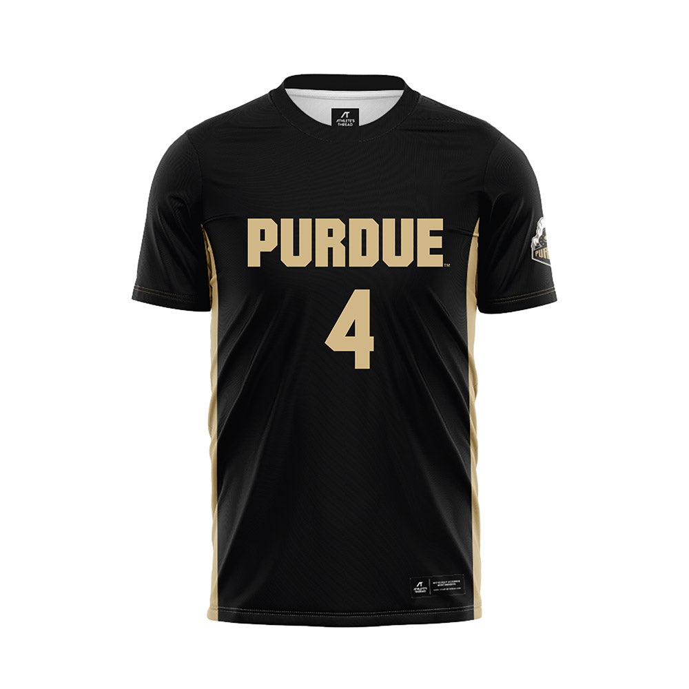 Purdue - NCAA Women's Soccer : Zoe Cuneio - Black Soccer Jersey-0