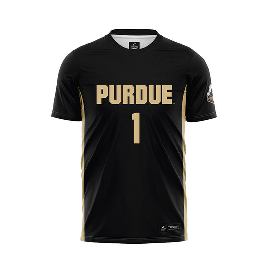 Purdue - NCAA Women's Soccer : Ally Lynch - Black Soccer Jersey-0