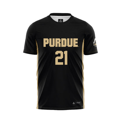 Purdue - NCAA Women's Soccer : Lauren Holleran - Black Soccer Jersey-0