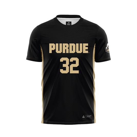 Purdue - NCAA Women's Soccer : Sydney Hunt - Black Soccer Jersey-0