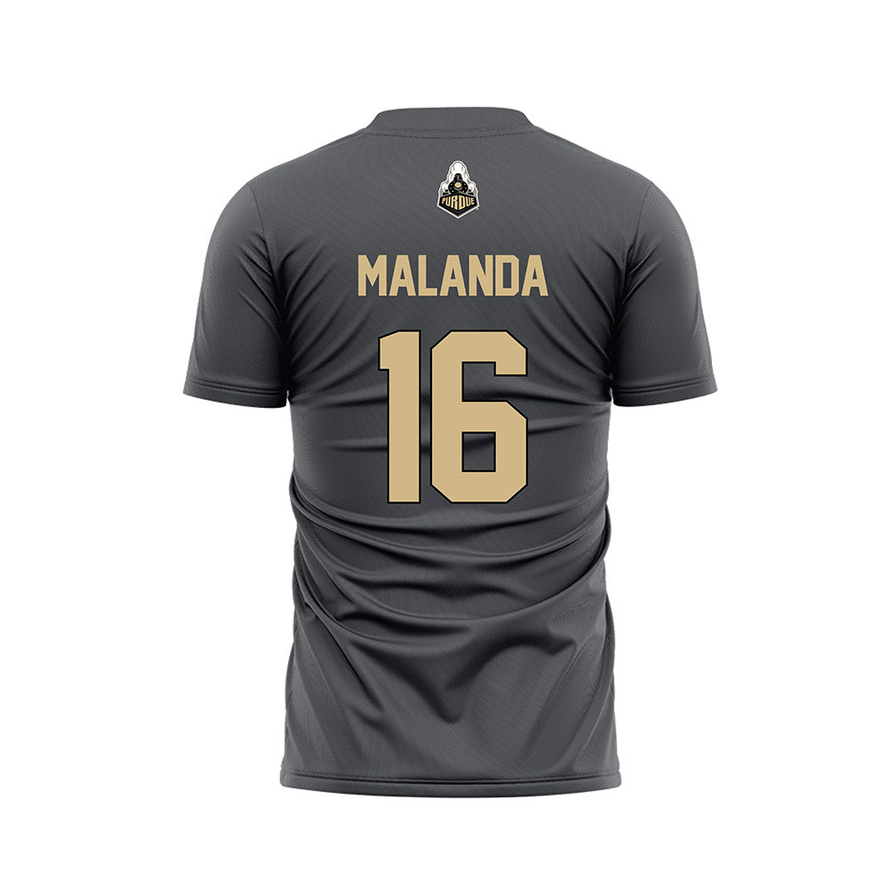 Purdue - NCAA Women's Soccer : Jayme Malanda - Grey Soccer Jersey-1