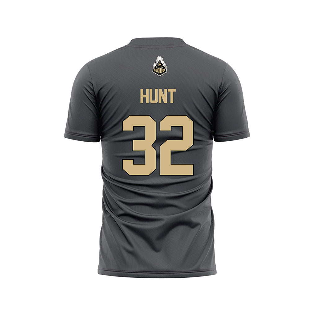 Purdue - NCAA Women's Soccer : Sydney Hunt - Grey Soccer Jersey-1