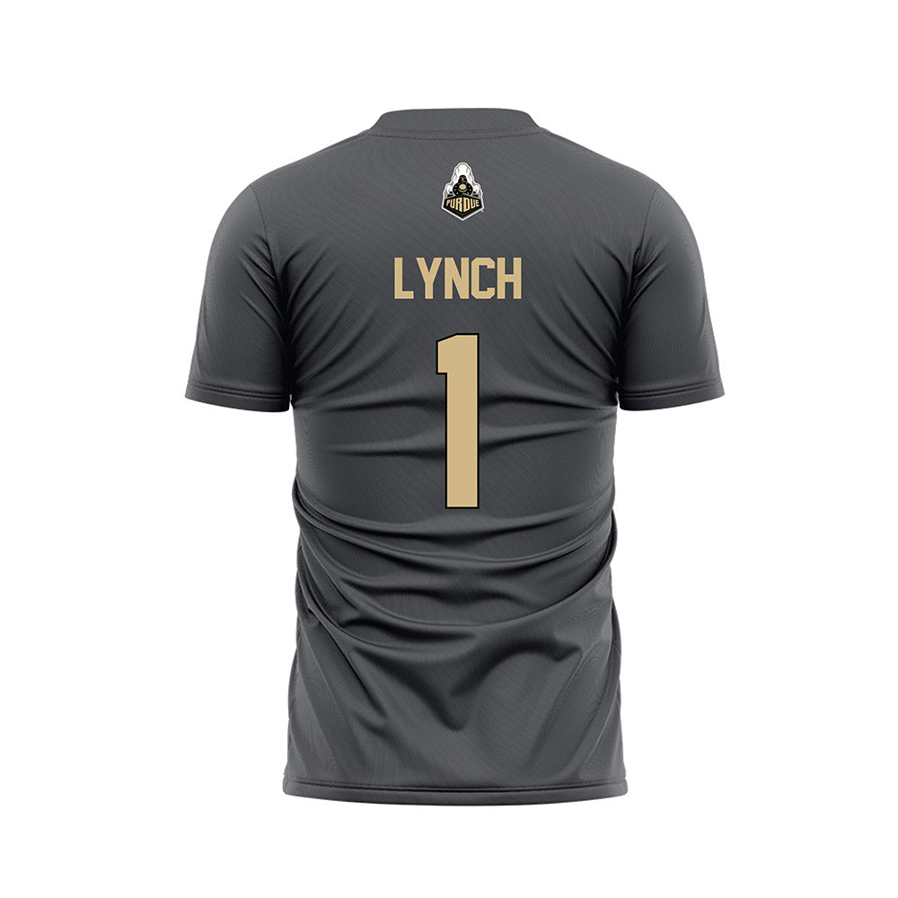 Purdue - NCAA Women's Soccer : Ally Lynch - Grey Soccer Jersey-1
