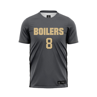 Purdue - NCAA Women's Soccer : Megan Santa Cruz - Grey Soccer Jersey-0