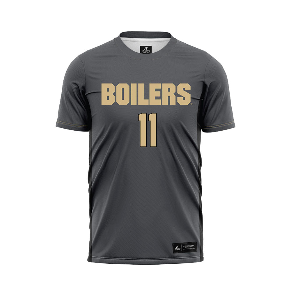 Purdue - NCAA Women's Soccer : Brooke Haarala - Grey Soccer Jersey-0