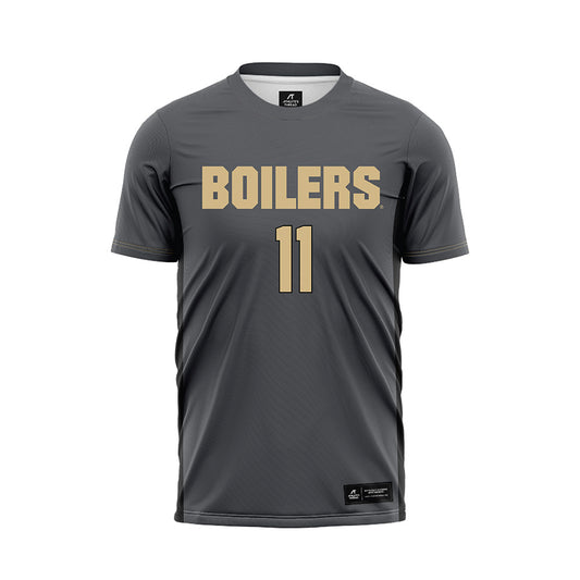Purdue - NCAA Women's Soccer : Brooke Haarala - Grey Soccer Jersey-0