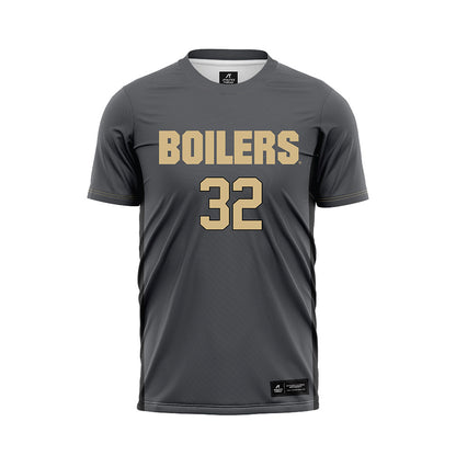 Purdue - NCAA Women's Soccer : Sydney Hunt - Grey Soccer Jersey-0