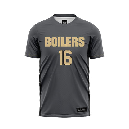 Purdue - NCAA Women's Soccer : Jayme Malanda - Grey Soccer Jersey-0