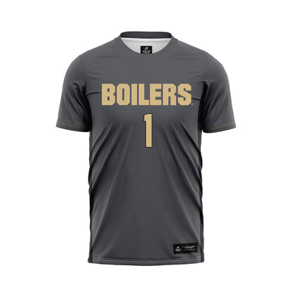 Purdue - NCAA Women's Soccer : Ally Lynch - Grey Soccer Jersey-0