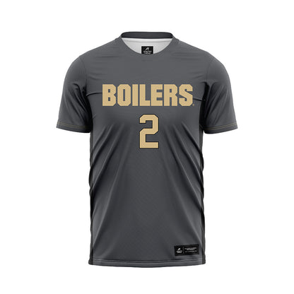 Purdue - NCAA Women's Soccer : Julia Joseph - Grey Soccer Jersey-0