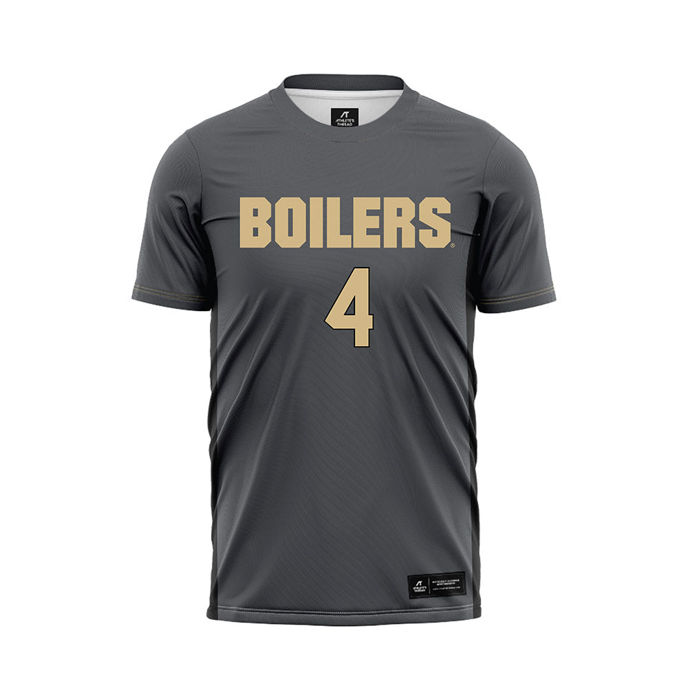 Purdue - NCAA Women's Soccer : Zoe Cuneio - Grey Soccer Jersey-0