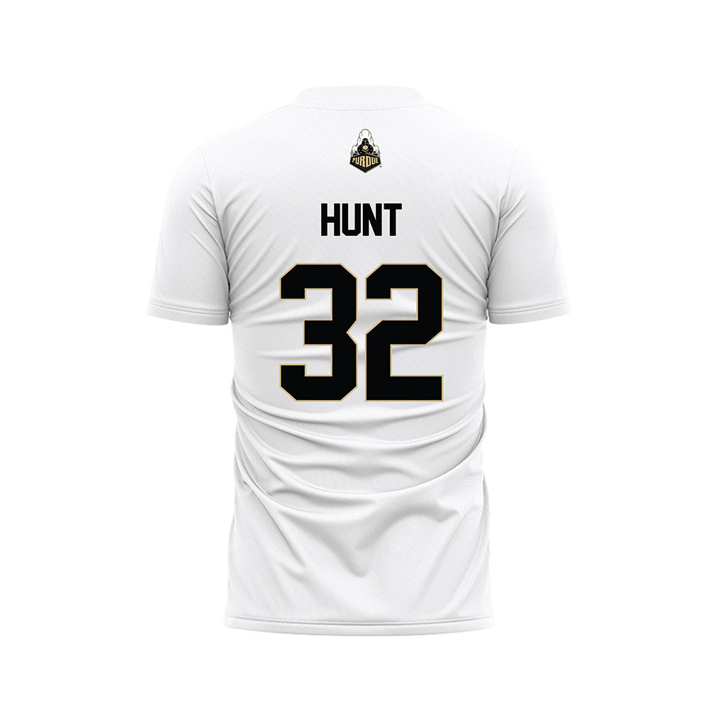 Purdue - NCAA Women's Soccer : Sydney Hunt - White Soccer Jersey-1