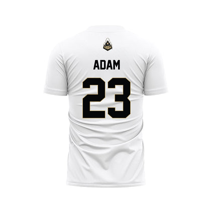 Purdue - NCAA Women's Soccer : Lauren Adam - White Soccer Jersey-1