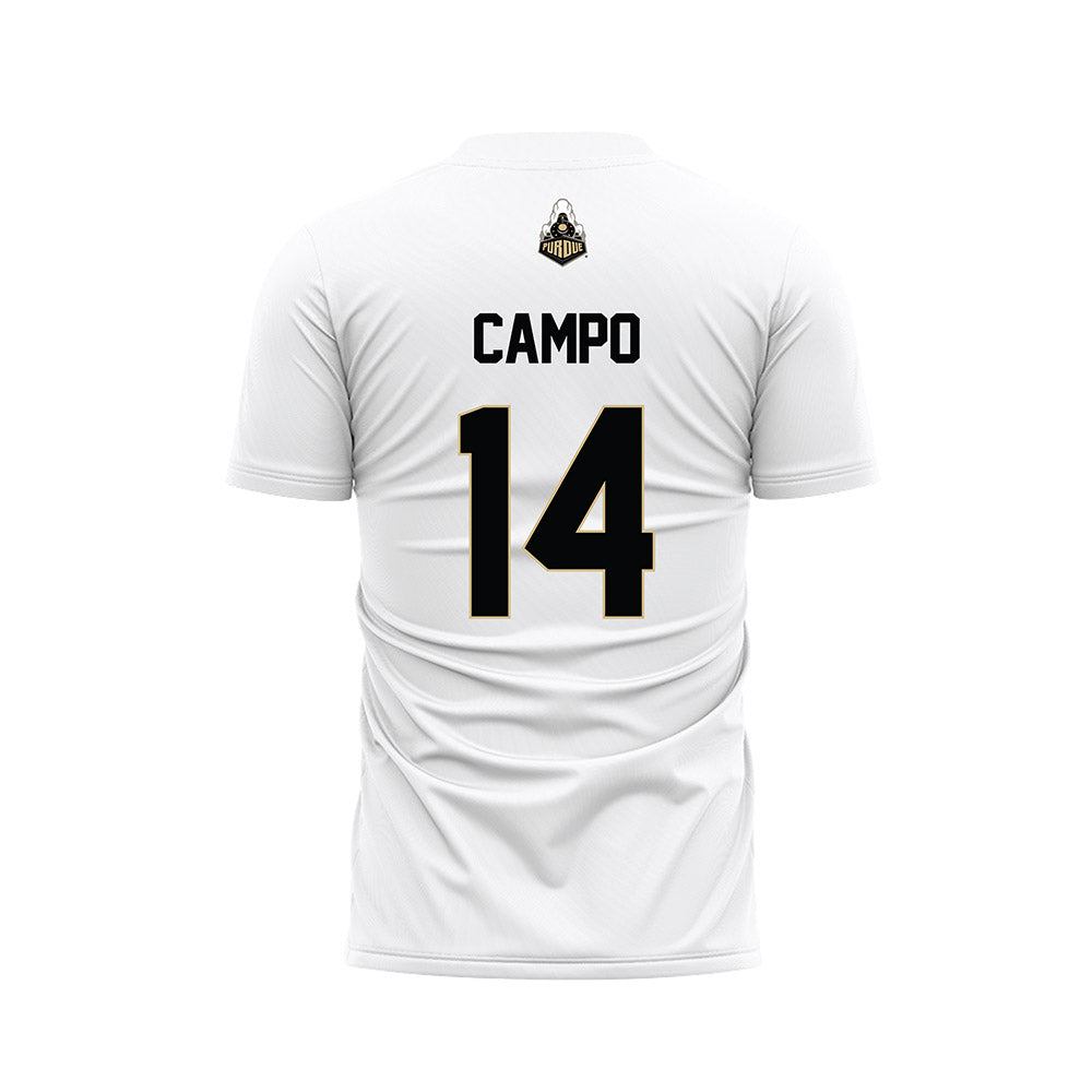 Purdue - NCAA Women's Soccer : Irene Campo - White Soccer Jersey-1